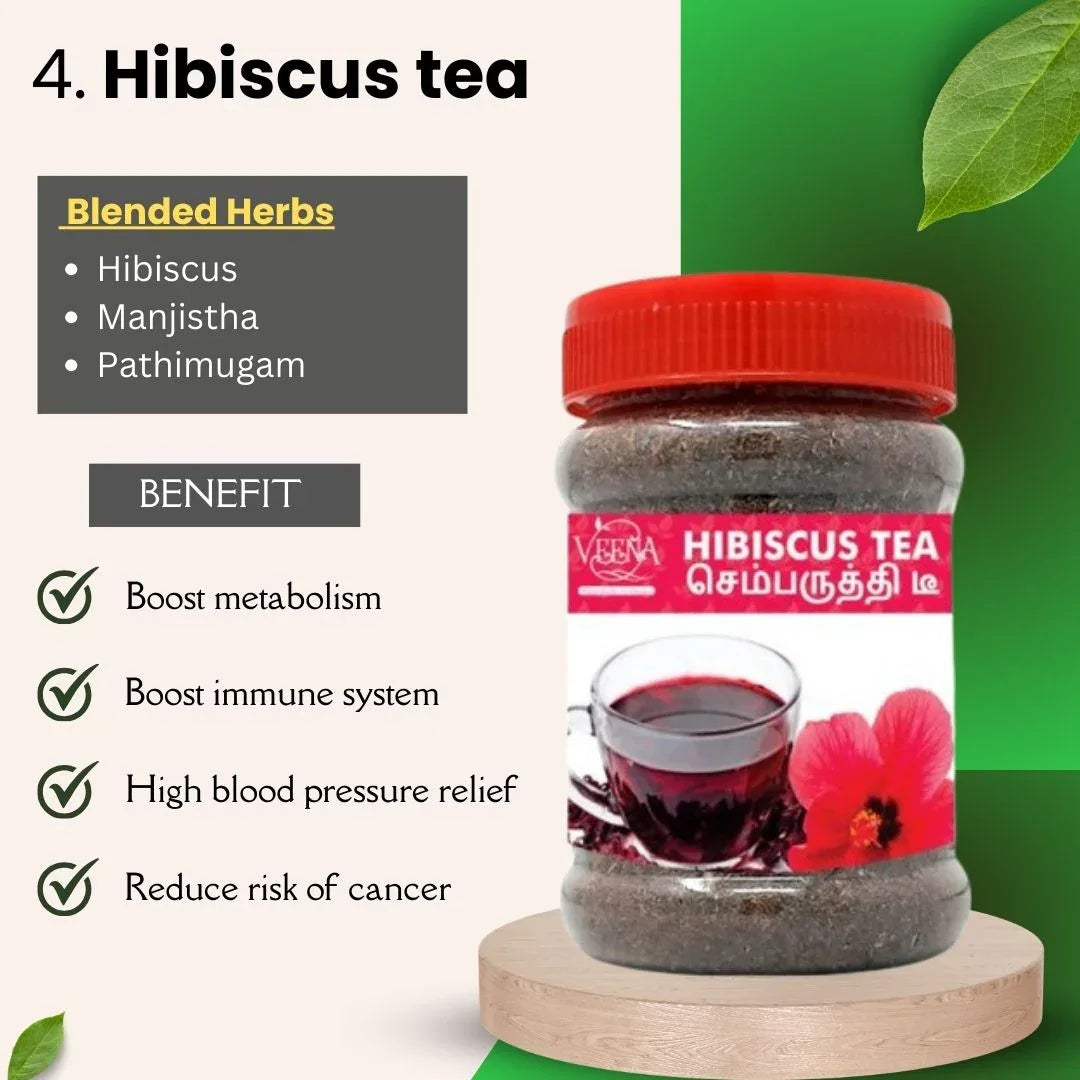 Veena Antioxidants Tea Collections 02 | Combos 5 Products box 430 grams - Orgoshops