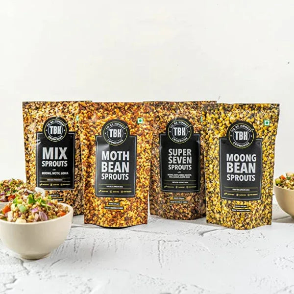 To Be Honest Sprouts Combo - Pack of 4 380g - Orgoshops
