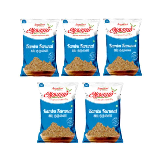 Aagaaram Kambu Kurunai - 100g ( Pack of 5 ) - Orgoshops