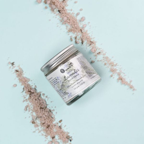 Organic B Lavender Bath Salt-300gm