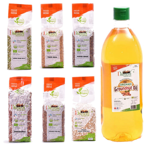 Dheash Organic Food Combo Pack - 1.5kg