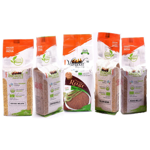 Dheash Organic Super Food Combo Pack - 2kg ( Pack of 4 )