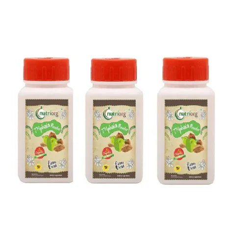 Nutriorg Triphla Powder - 100g ( Pack of 3 ) - Orgoshops