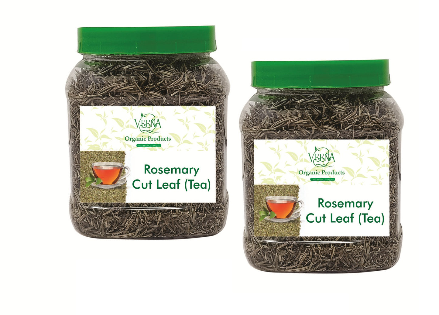 Veena Products Rosemery Cut Leaf Tea - 75g ( Pack of 2 )