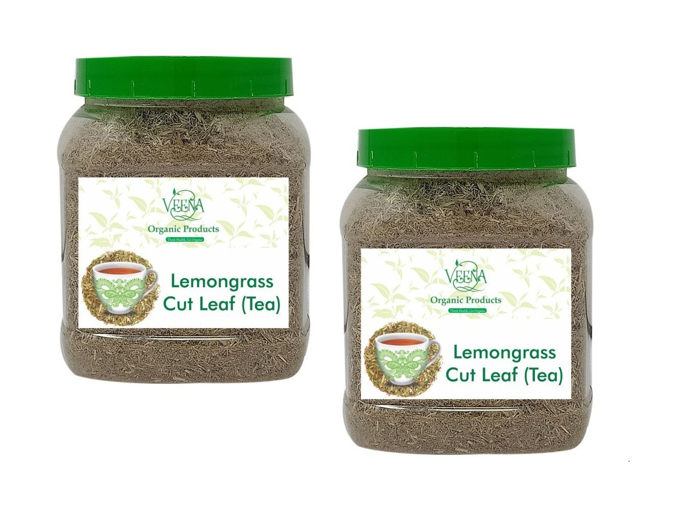 Veena Products Lemongrass Cut Leaf Tea - 75g ( Pack of 2 )