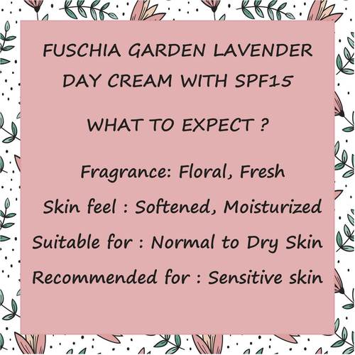 Fuschia - Garden Lavender Day Cream with SPF 15-10g