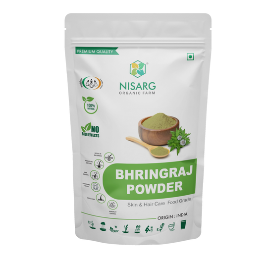 Nisarg Organic Farm Bhringraj Leaf Powder