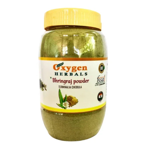 Oxygen Herbals Pure Bhringraj Dry Leaves- 100 g - Orgoshops