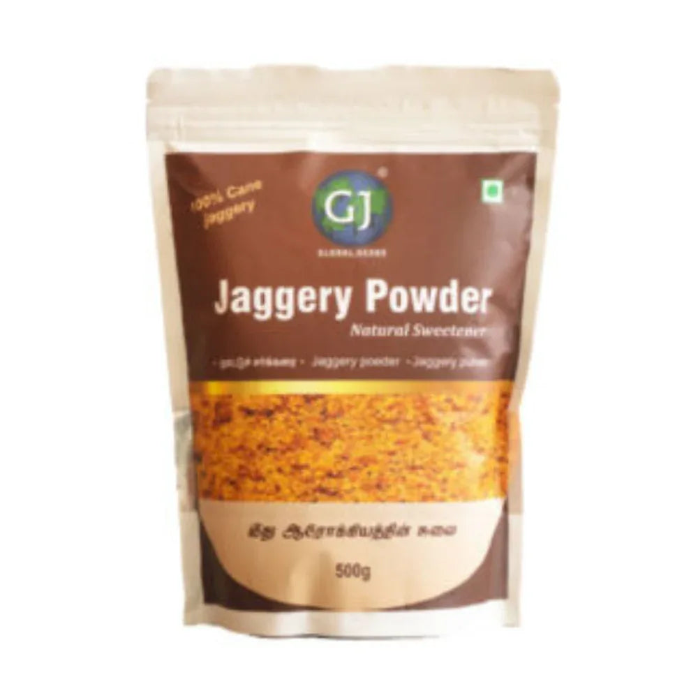 Gj Global Jaggery Powder - 500 g (Pack of 2) - Orgoshops