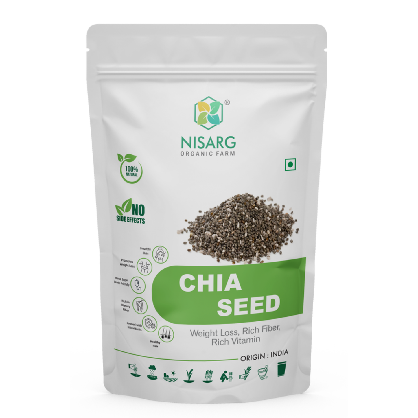 Nisarg Organic Farm Chia Seeds