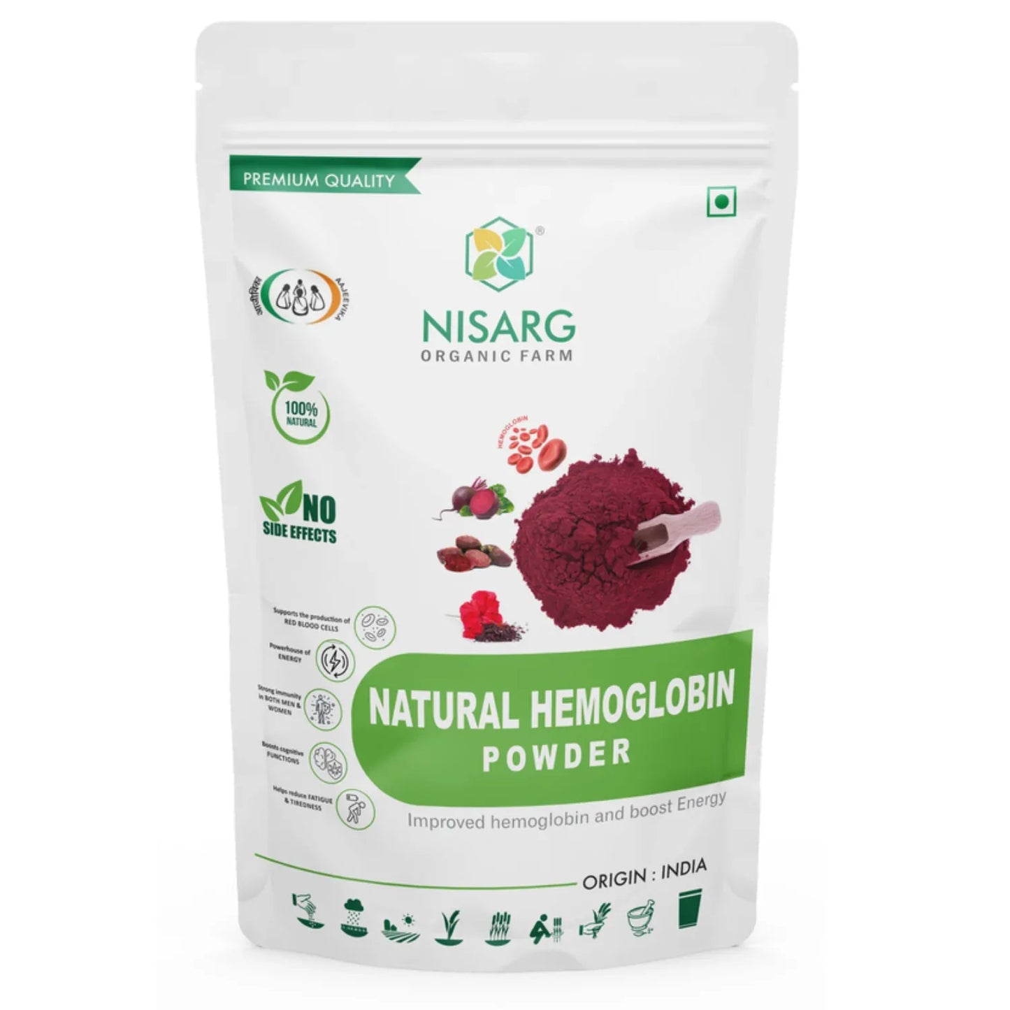 Nisarg Organic Farm Hemoglobin Supplements Powder