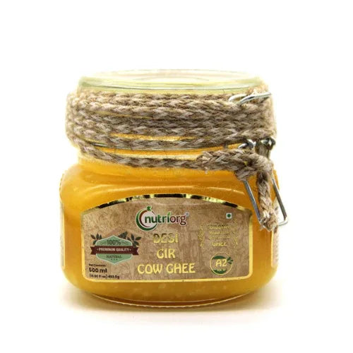 Nutriorg Desi Gir Cow Ghee - 500 ml - Orgoshops