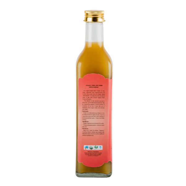 Praakritik Organic Apple Cider Vinegar Pure-500ml