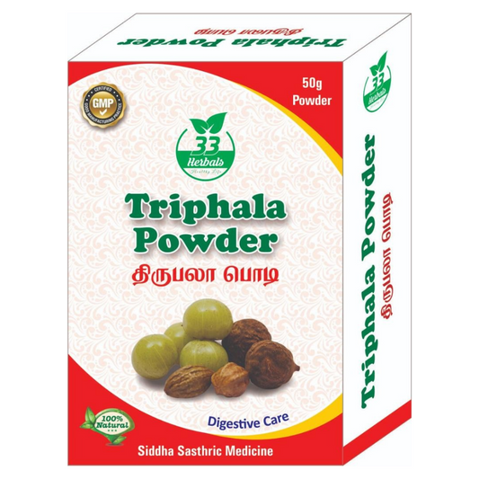 33 Herbals Triphla Powder - 50 g ( Pack of 2)