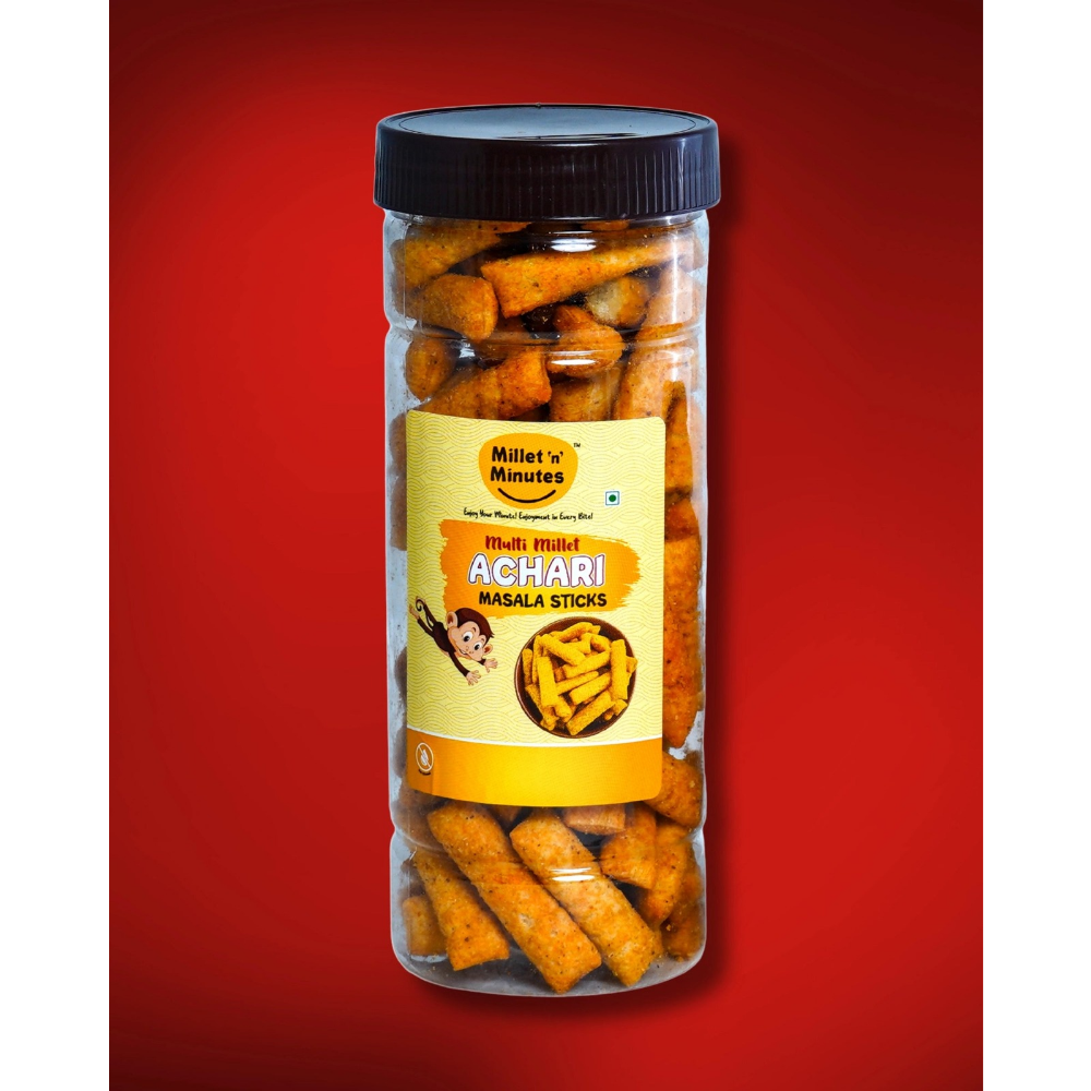 Millet 'n' Minutes Multi Millet Achari Masala - 80 g (Pack of 2)