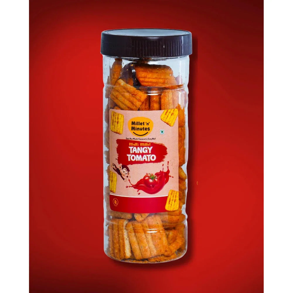 Millet 'n' Minutes Multi Millet Tangy Tomato - 80 g (Pack of 2) - Orgoshops