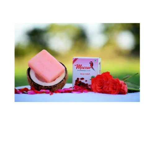 Macaw Herbal Rose Soap - 100g (Pack of 2) - Orgoshops
