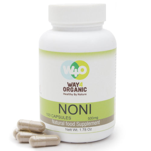 WAY 4 Organic Noni Capsules - 100 Capsules (500mg)