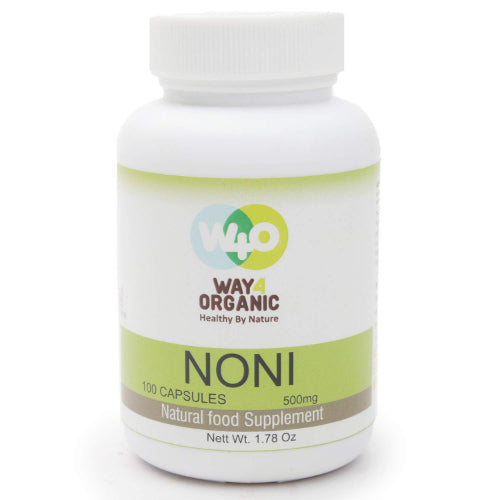 WAY 4 Organic Noni Capsules - 100 Capsules (500mg)