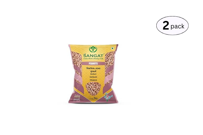 SANGAT: Peanuts - 1 kg (Pack of 2)