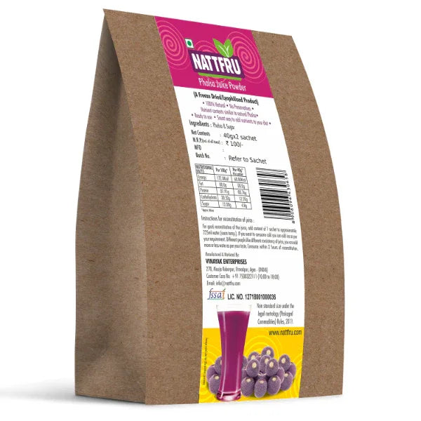 Nattfru : Phalsa Fruit Juice | No Added Color or Preservatives – Only 100% Fruit - Orgoshops