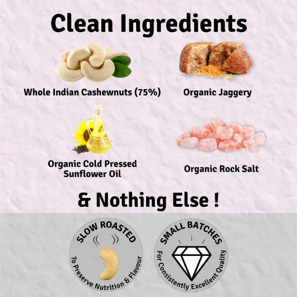 Creamy Cashew Butter – Salted Caramel (125g) | 17.5% Protein 75% Cashewnuts - Orgoshops
