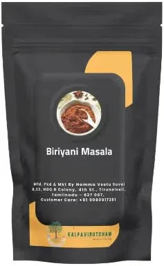 Kalpavirutcham Biriyani Masala | Aromatic Spice Blend for Veg & Non-Veg Biryani | Traditional South Indian Recipe - 100g - Orgoshops
