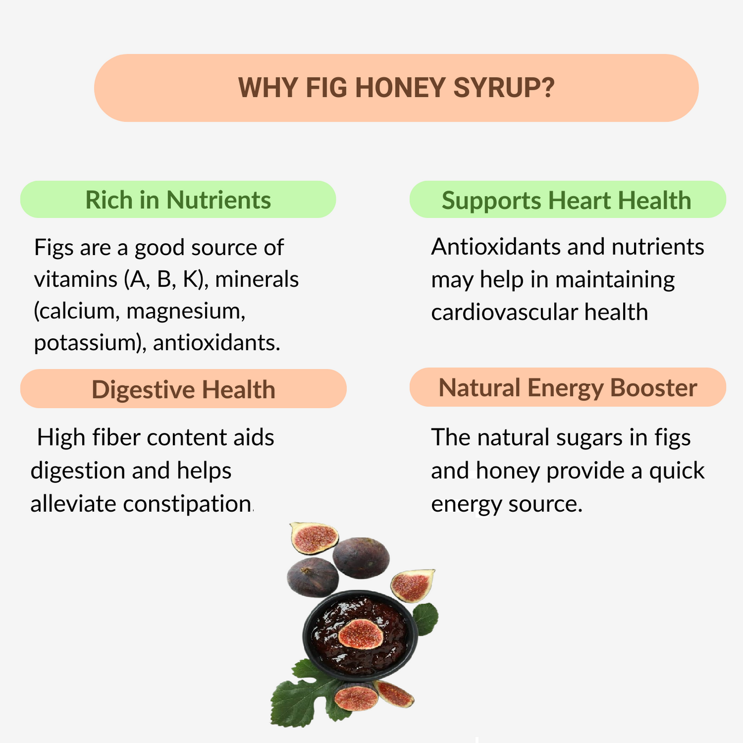 33 Herbals Fig Honey Syrup - 500 g