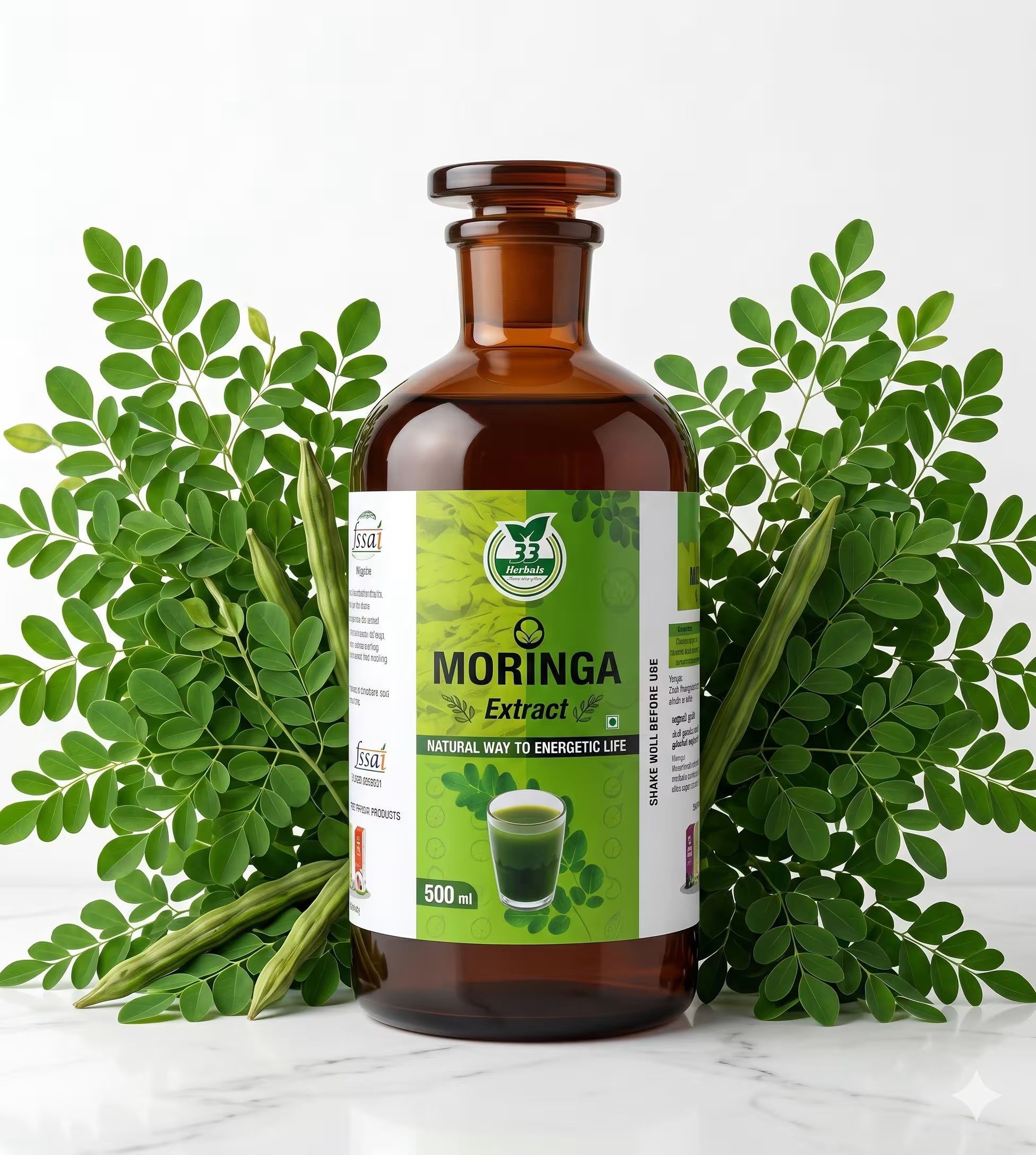 33 Herbals Moringa Juice ( Murungai ) - 500 ml