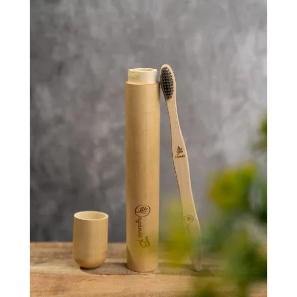 Organic B's Bamboo Charcoal Toothbrush (Pack Of 4) -300gm - Orgoshops