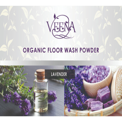 Veena Products Lavender Floor Wash Powder - 500g ( Pack of 2 )