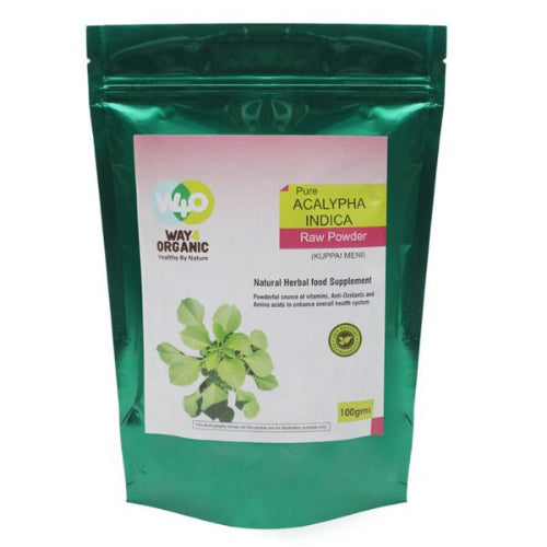 Genius Herbs Acalypha Indica Raw Powder - 100 g