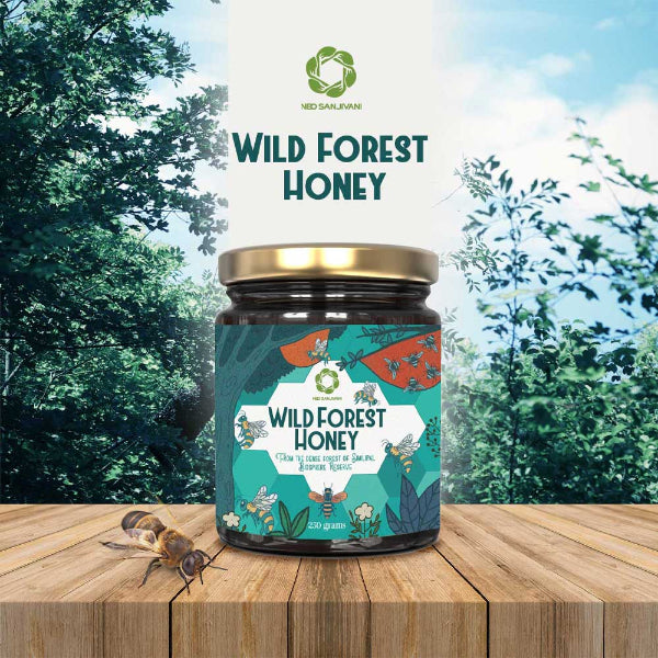 Neo Sanjivani Wild Forest Honey, Raw Forest Honey - 250g