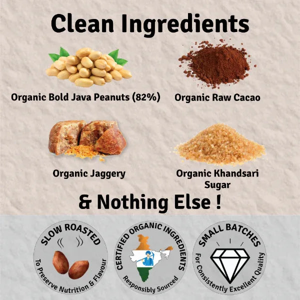 Jus Amazin Creamy Organic Peanut Butter – Choco Delight (200g) | 26.7% Protein - Orgoshops