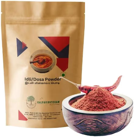 Kalpavirutcham Idli/Dosa Podi – Authentic South Indian Chutney Powder | Homemade Spice Blend for Idli, Dosa, and Rice – 1 KG
