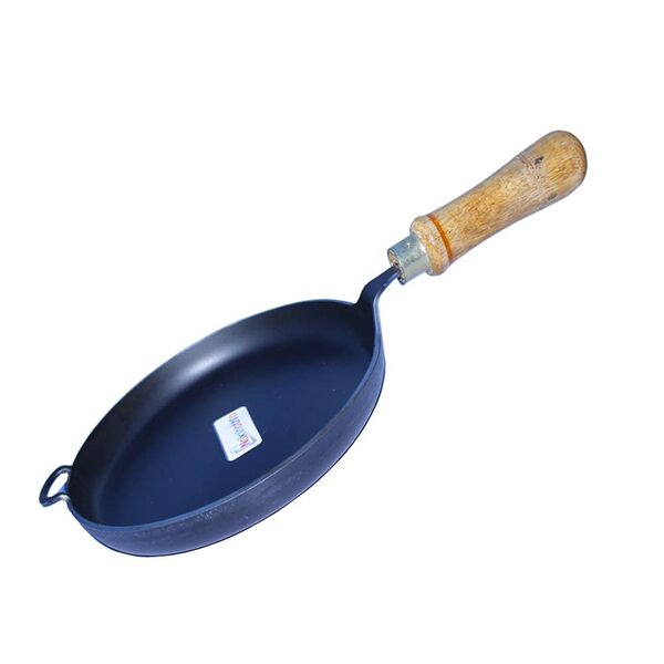 MYNAKSHA Iron Mini Pan for Fish Fry (Medium)