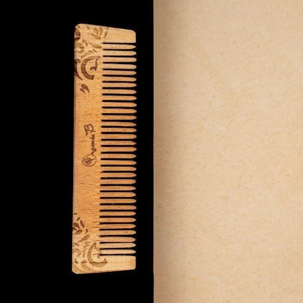 Pocket Size Neem Wood Comb-Pack of 2 - Orgoshops