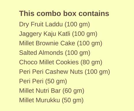 Millet & Nut Sweet and Snack Maha Utsav Box 2 (800g)