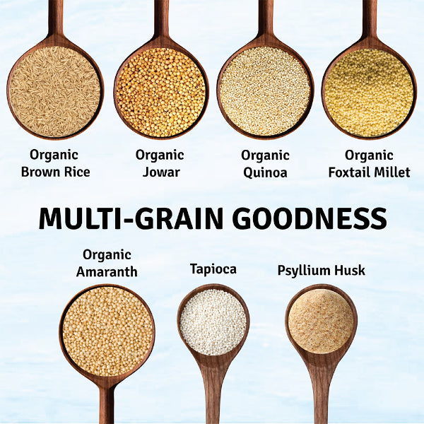 Jus Amazin Gluten Free Atta (1kg) | Multigrain (Millets, Quinoa, Amaranth)