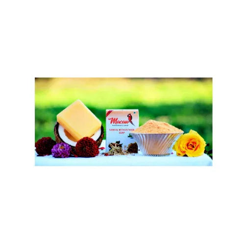 Macaw Herbal Sandal with Vetiver Soap - 100g - Orgoshops