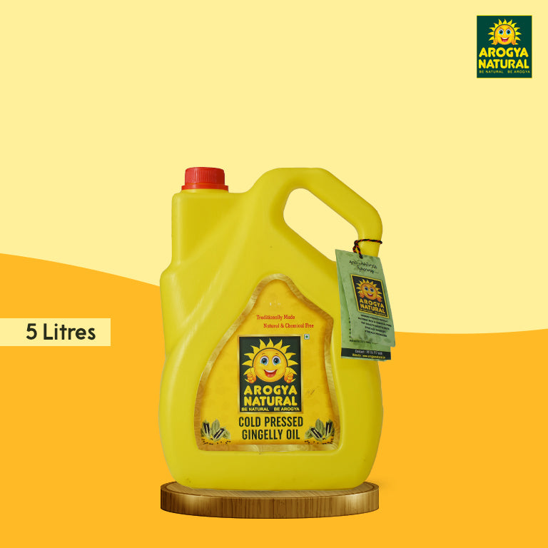 Arogya Natural Cold Pressed Gingelly Oil - 5 litre