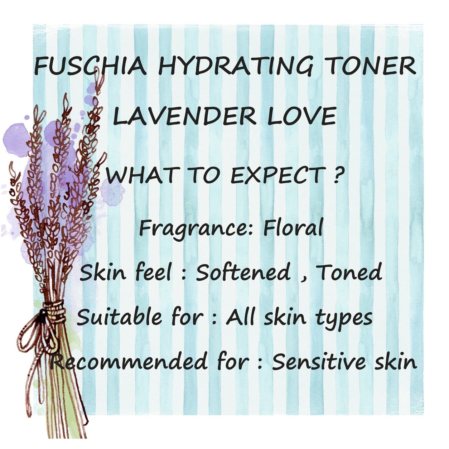 Fuschia Hydrating Facial Toner - Lavender - 30ml