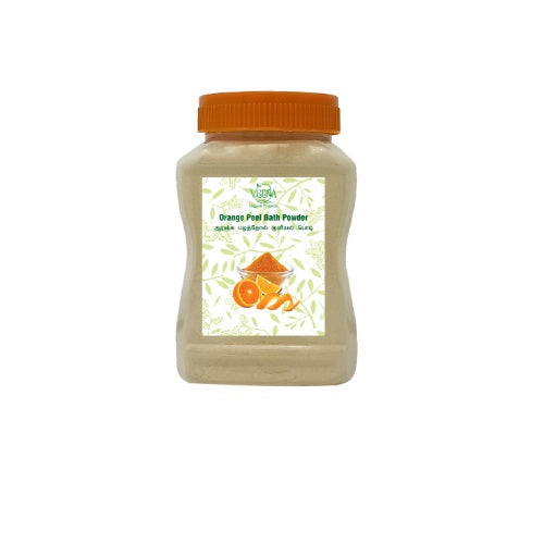 Veena products Orange Peel Bath Powder - 250g ( Pack of 3 )