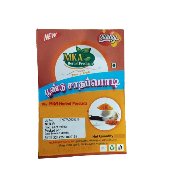 MKA Herbal Poondu Satha Podi - 100 g (Pack of 3)