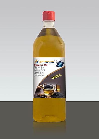 ABINISHA : Combo Of Cold Pressed Coconut Oil / Groundnut Oil / Sesame Oil - 1L Pack Of 1(Each)