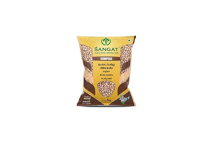 SANGAT : Chick Peas Brown With Cow Peas Each - 1 Kg Pack