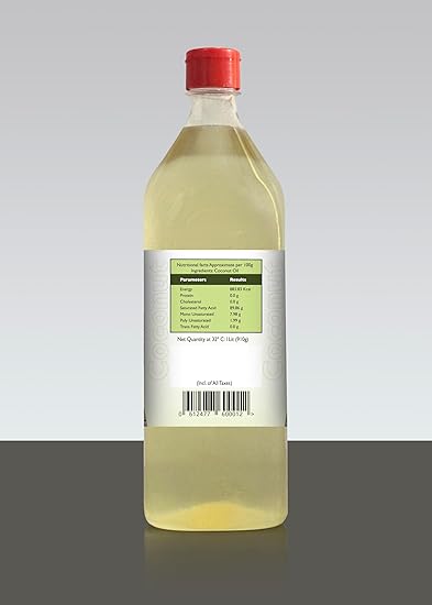 ABINISHA : Cold Pressed Coconut Oil - 1 L / Kolhu / Kacchi Ghani / Wood Chekku Oil