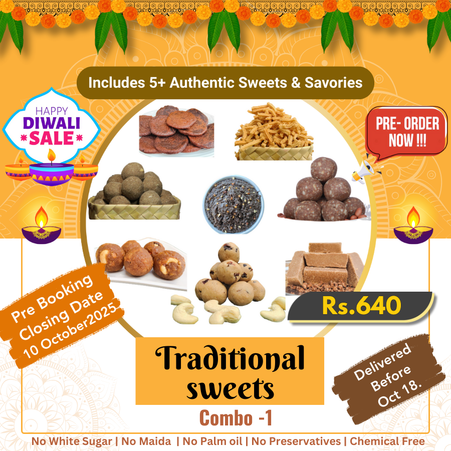 Traditional Sweet Combo 1 – Festive Sweet & Savory Delight  (500g)