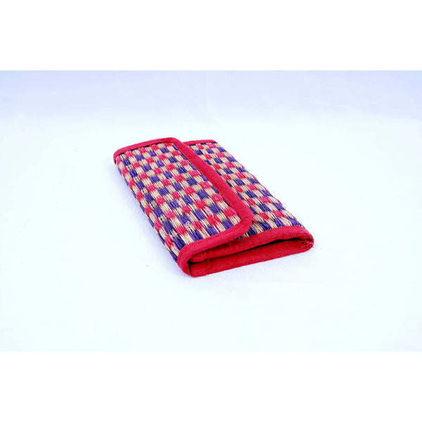 Traditional Pathamadai Natural and Hand Korai Women's Wallet / Purse