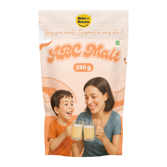 Millet 'n' Minutes ABC Malt  (Apple, Beetroot, Carrot) – Instant Health Drink - 250 g